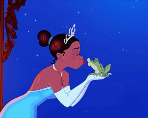 The Princess And The Frog paint by number