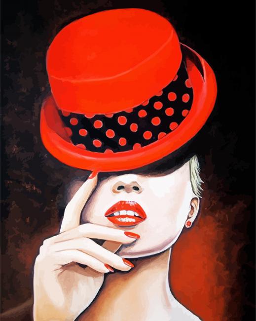 The Red Hat paint by numbers