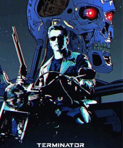 The Terminator Poster paint by numbers