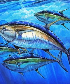 The Tuna Fish Underwater paint by numbers