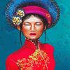 The Vietnamese Girl paint by numbers