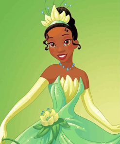 Princess Tiana paint by numbers