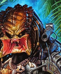 The Predator Movie paint by numbers