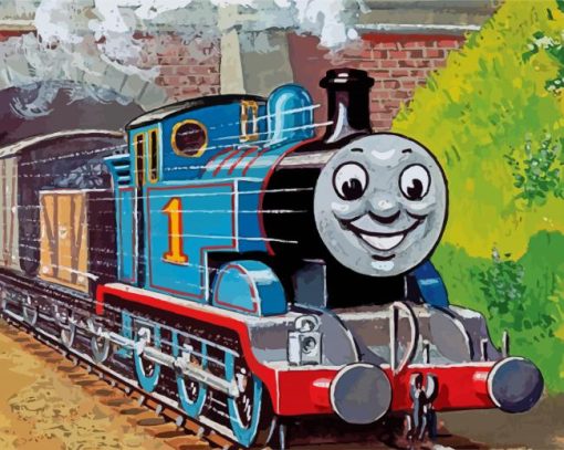 Thomas The Tank Engine paint by nuumbers