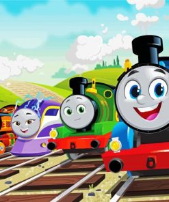 Percy Thomas And Friends paint by numbers