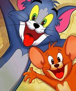 Tom And Jerry paint by numbers