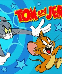 Tom And Jerry Poster paint by numbers