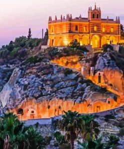 Santa Maria Dell'Isola Di Tropea paint by numbers