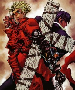 Vash The Stampede And Nicholas Characte paint byb numbersrs