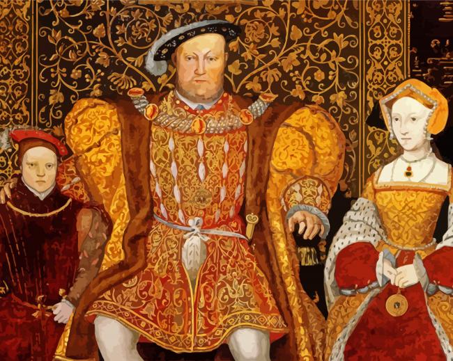 The Tudors Family paint by numbers