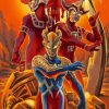 Ultraman Science Fiction Movie paint by numbers