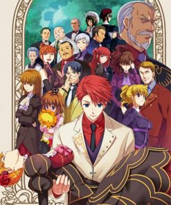 Umineko When They Cry Characters paint by numbers