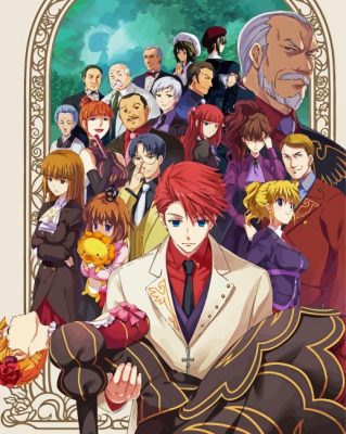 Umineko When They Cry Characters paint by numbers