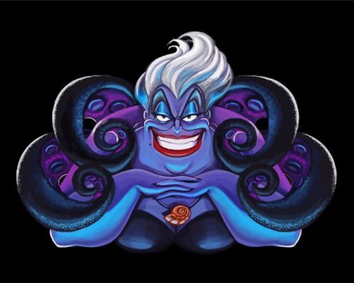 Purple Ursela Character paint by numbers