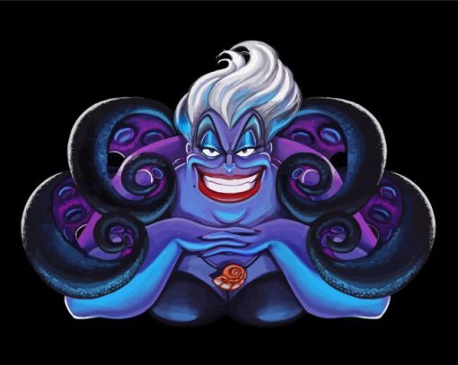 Purple Ursela Character paint by numbers