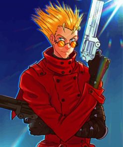 Vash The Stampede Character paint by numbers