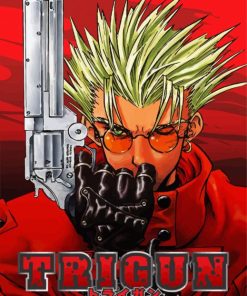 Vash The Stampede Poster paint by numbers