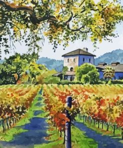 Vineyard Art paint by numbers