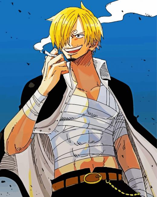 Vinsmoke Sanji paint by numbers