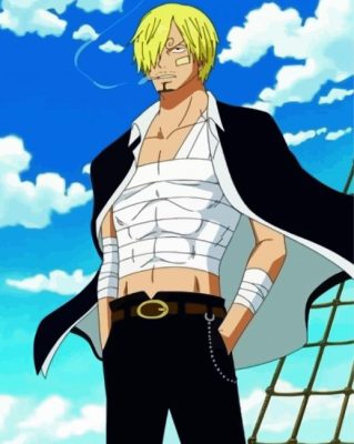 Vinsmoke Sanji Character paint by numbers