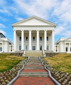 Virginia State Capitol paint by numbers