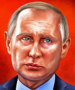 Vladimir Putin Illustration paint by numbers