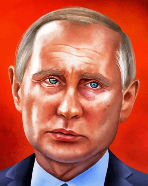 Vladimir Putin Illustration paint by numbers