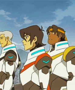 Voltron Legendary Defender Animation paint by numbers