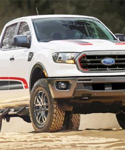 White Ford Ranger paint byb numbers