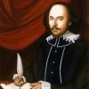 William Shakespeare Poet paint by numbers