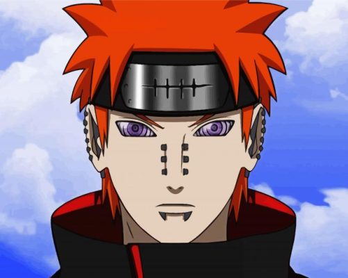 Yahiko Akatsuki paint by numbers