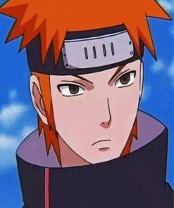 Yahiko Face paint by numbers