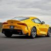 Yellow Toyota Supra Car paint by numbers