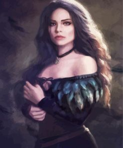 Yennefer De Vengerberg Character paint by numbers