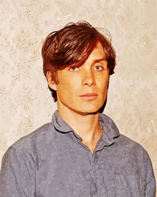 Young Cillian Murphy paint by numbers