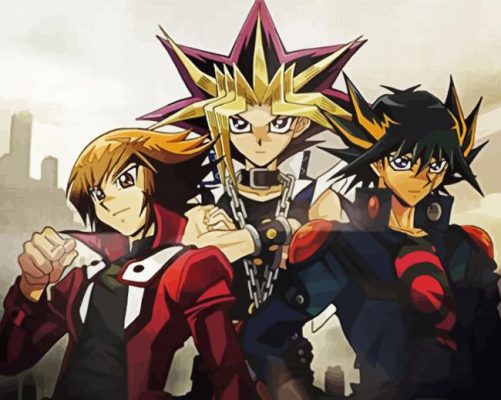 Yu Gi Oh Anime Manga paint by numbers