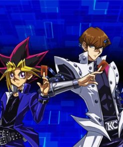 Yugi Mutou And Seto Kaiba paint by numbers