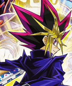 Yugi Mutou Manga Character paint by numbers