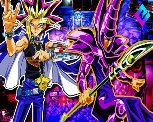 Yu Gi Oh Manga Anime paint by numbers