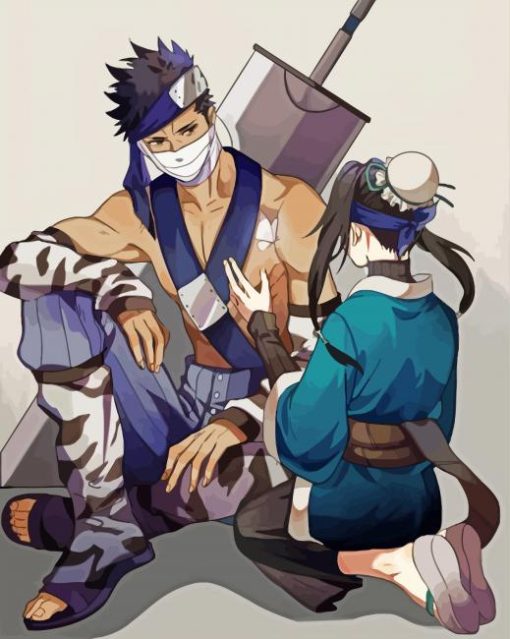 Zabuza Momochi And Haku paint by numbers