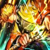 Zenitsu Agatsuma Anime Boy paint by numbers