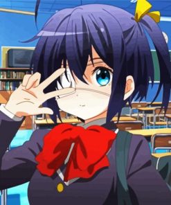 Cute Rikka Takanashi paint by numbers