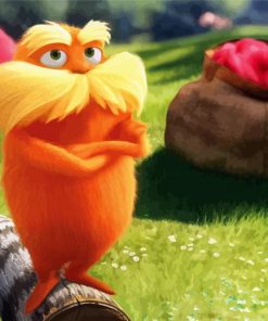 Lorax Cute Character paint by numbers