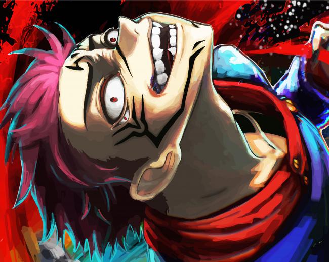 Scary Ryomen Sukuna Art paint by numbers