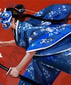 Aesthetic Aikido Warrior paint by numbers