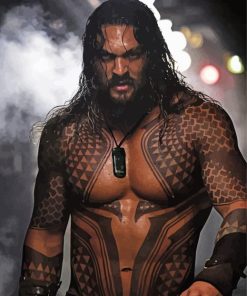 Superhero Aquaman paint by numbers