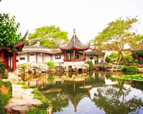 Humble Administrator's Garden paint by numbers