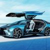 Luxury Lexus Car paint by numbers