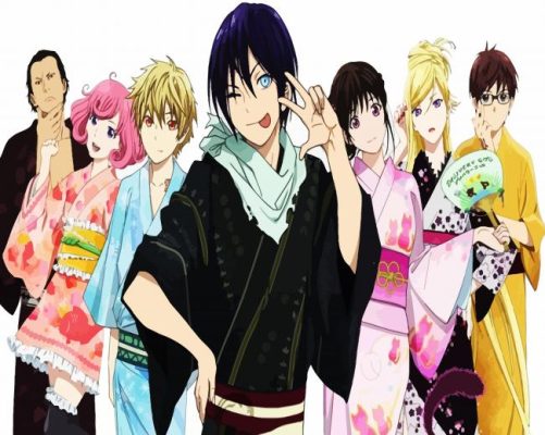 Noragami Characters paint by numbers