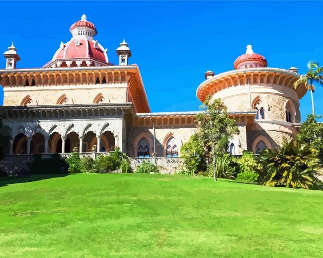 The Park And Palace Of Monserrate paint by numbers